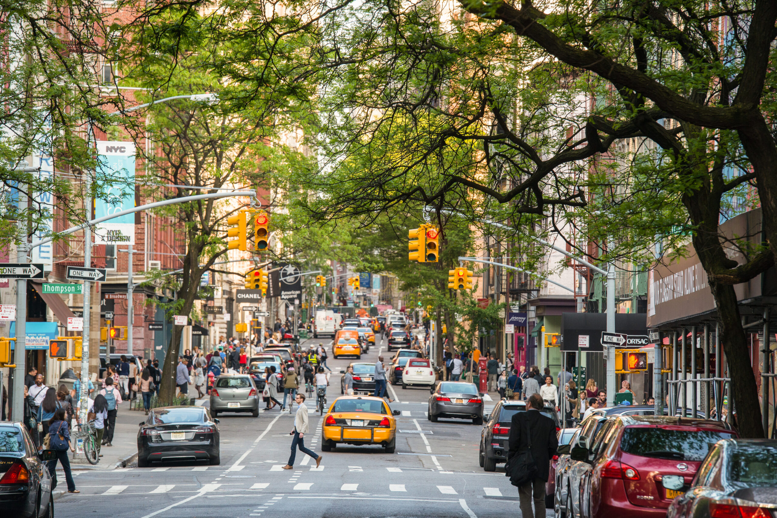 Straatbeeld SoHo